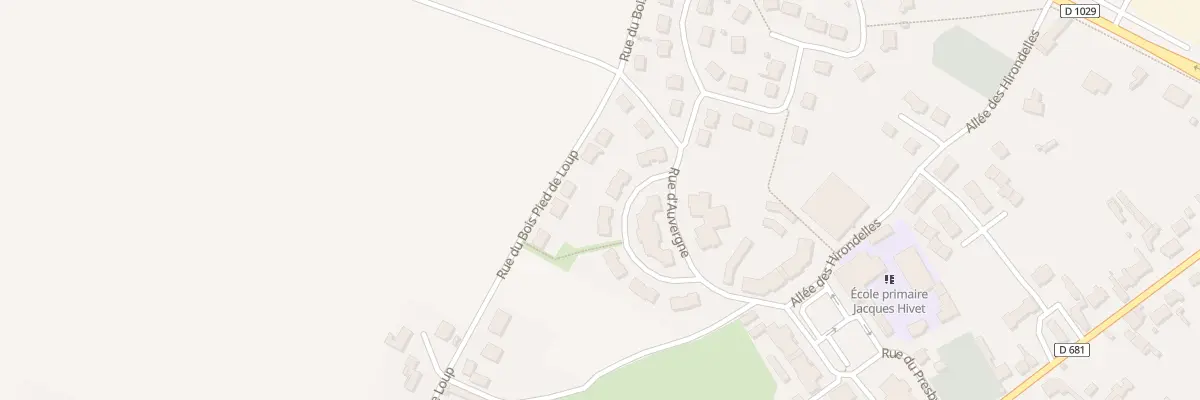Plan du 15 Rue du Limousin à Holnon