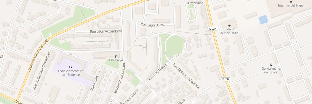Plan du 6 Rue Gay Lussac à Chauny