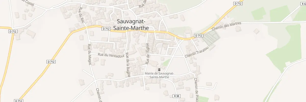 Plan du 9001 Rue du Parc à Sauvagnat-Sainte-Marthe