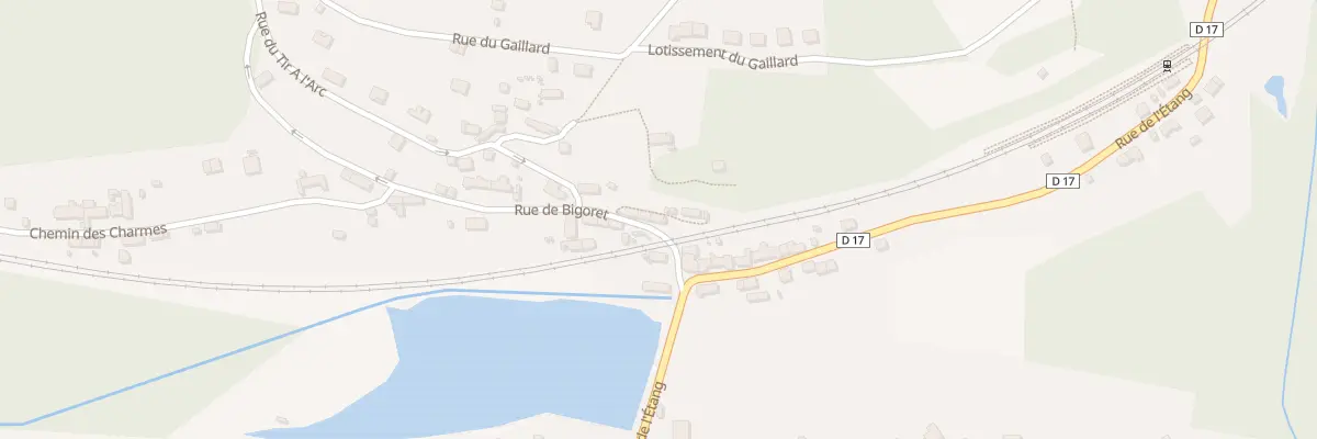 Plan du 2 Rue de Bigoret à Corcy