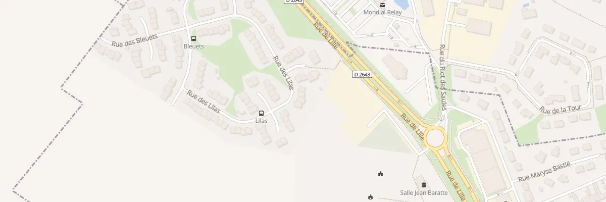 Plan du 67 Rue des Lilas à Neuville-Saint-Rémy