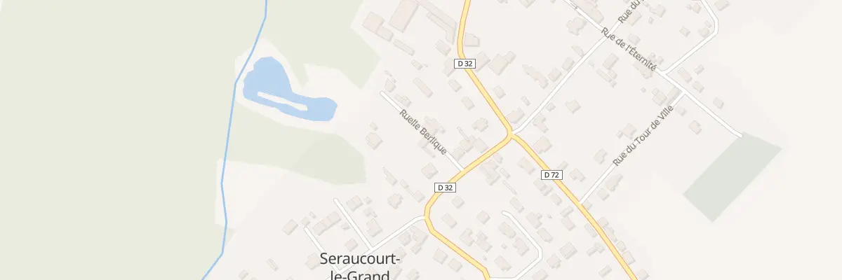 Plan du 2 Rle Berlique à Seraucourt-le-Grand