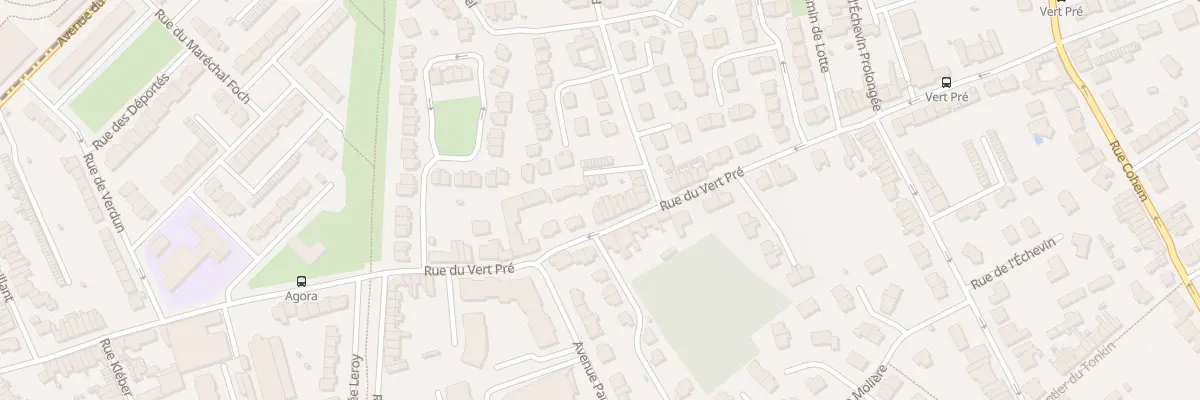 Plan du 158 Rue du Vert Pré à Lys-lez-Lannoy