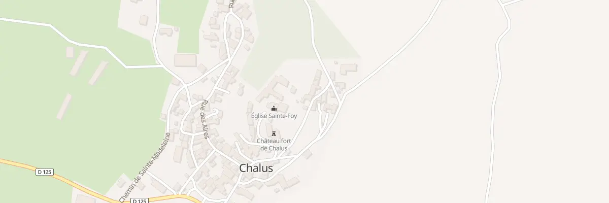 Plan du 5007 Chalus à Chalus