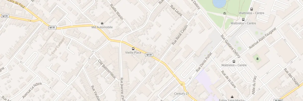 Plan du 80 Rue Pierre Catteau à Wattrelos