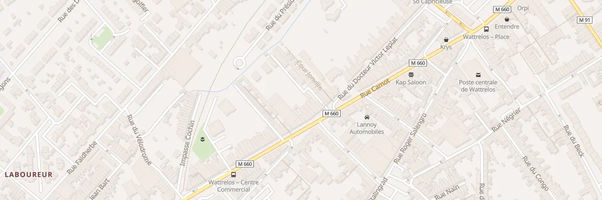 Plan du 64 Rue Carnot à Wattrelos