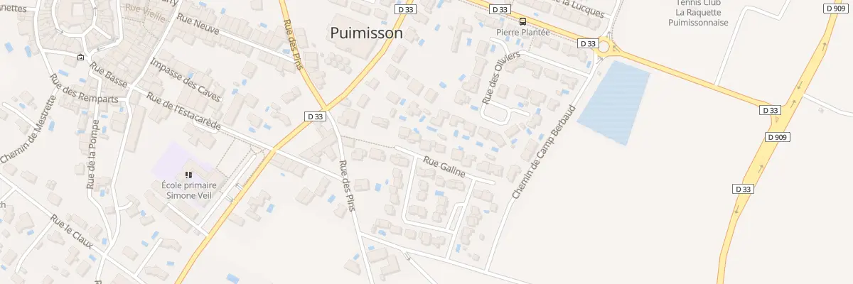 Plan du 13 Rue Galine à Puimisson