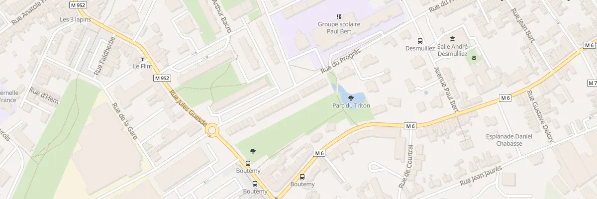 Plan du 75 Rue du Progrès à Lys-lez-Lannoy