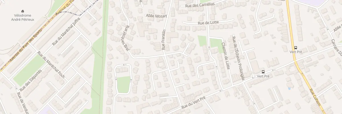 Plan du 2I Rue Franklin à Lys-lez-Lannoy