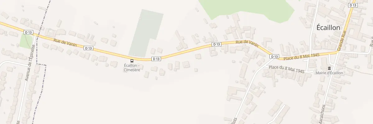Plan du 23 Rue Vanin à Écaillon