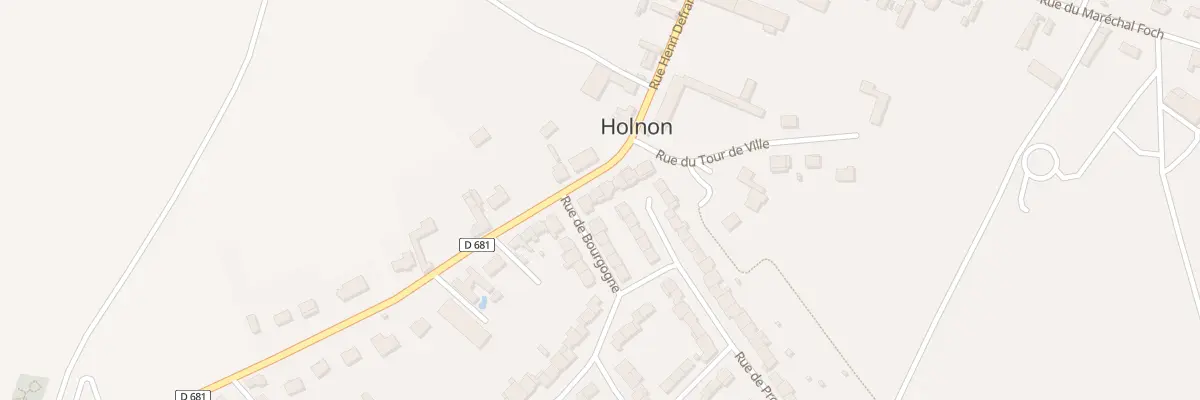 Plan du 18 Rue Henri Defrance à Holnon
