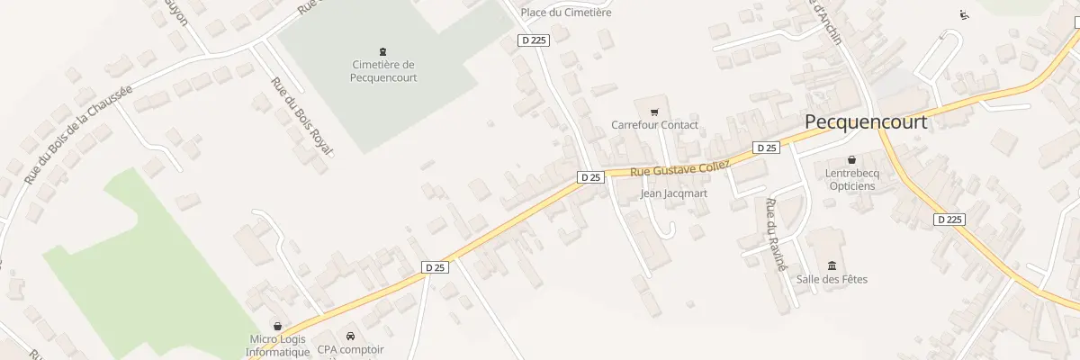 Plan du 48 Rue Gustave Coliez à Pecquencourt