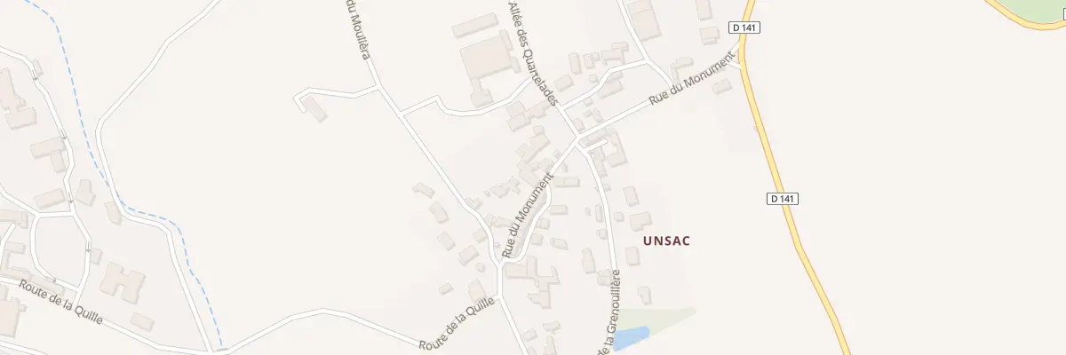 Plan du 5003 Gr Grand Rue Unsac à Saint-Gervazy