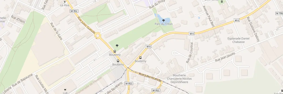 Plan du 19 Rue J B Lebas à Lys-lez-Lannoy