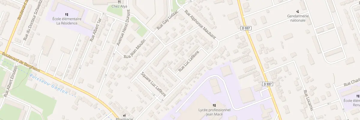 Plan du 16 Rue Luc Lefévre à Chauny