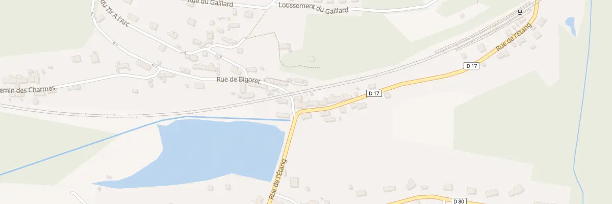 Plan du 7 Rue de l’Etang à Corcy