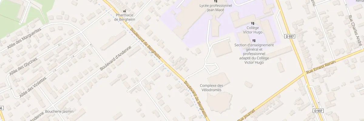 Plan du 22 Bd de Bergheim à Chauny