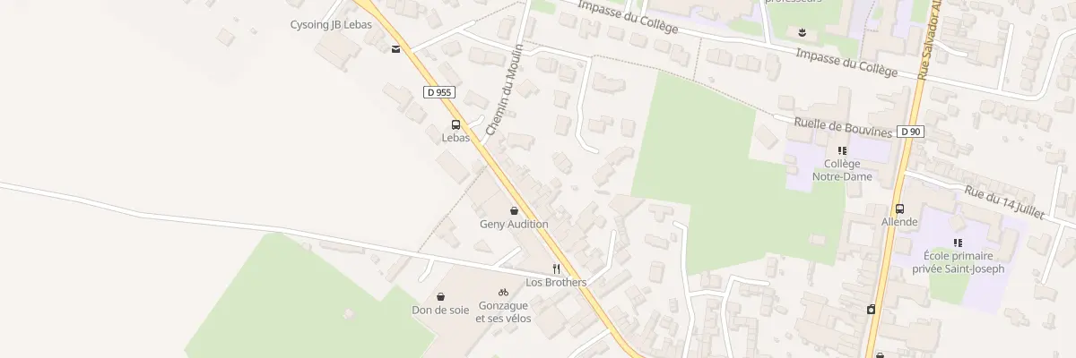 Plan du 350 Rue Jean-baptiste Lebas à Cysoing