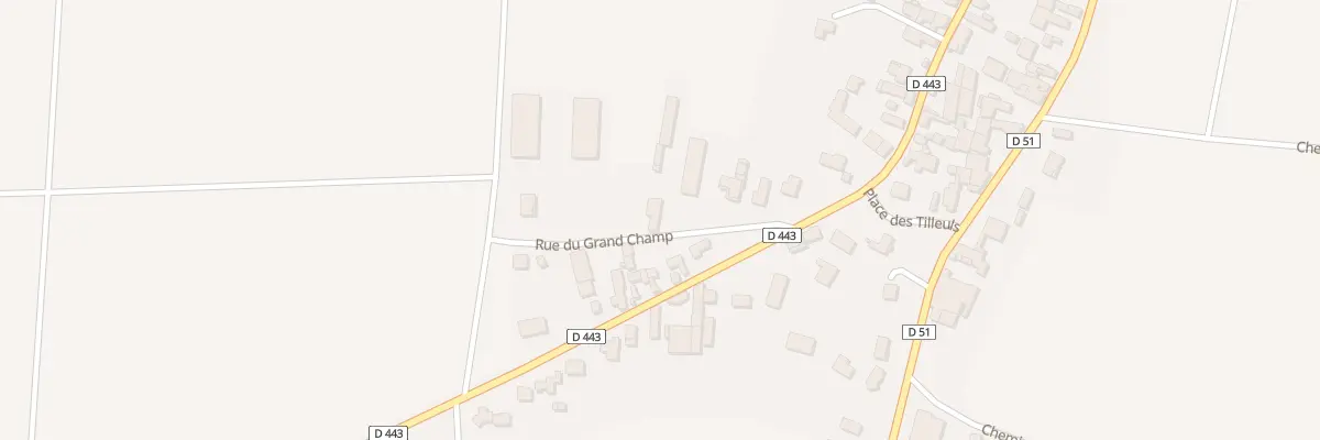 Plan du 9 Rue du Grand Champ - Chazelles à Aubiat