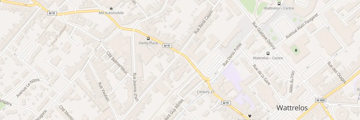 Plan du 81 Rue Pierre Catteau à Wattrelos