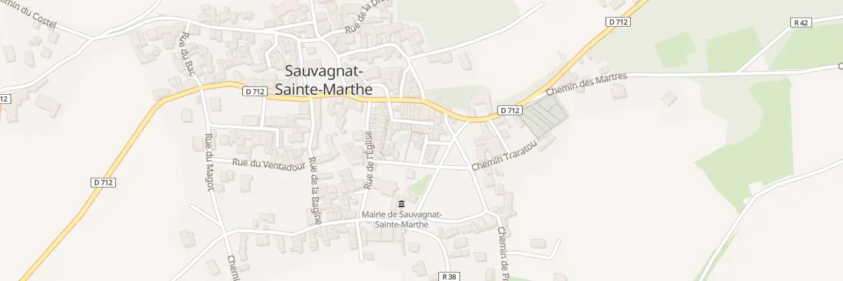 Plan du 1 Rue du Donjon à Sauvagnat-Sainte-Marthe