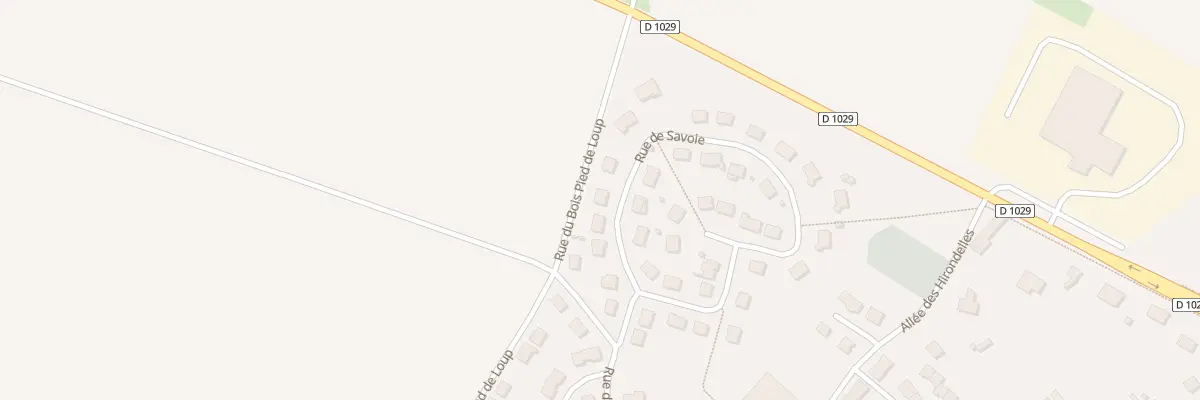 Plan du 38 Rue de Savoie à Holnon