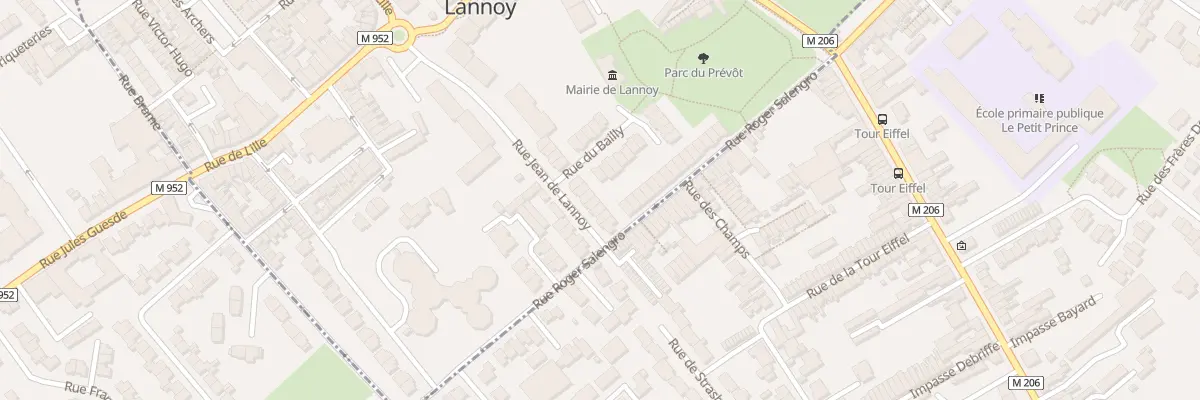 Plan du 23 Rue Jean De Lannoy à Lannoy