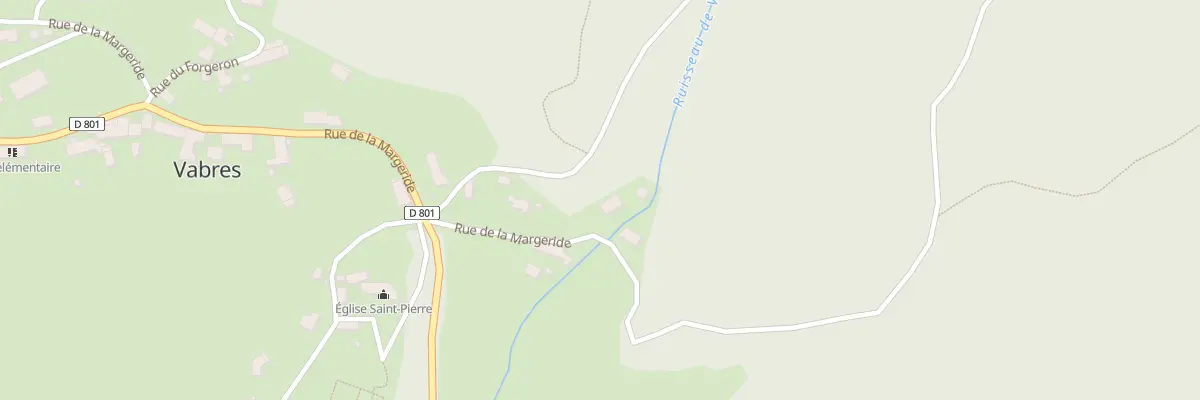Plan du 5074 Le Bourg à Vabres
