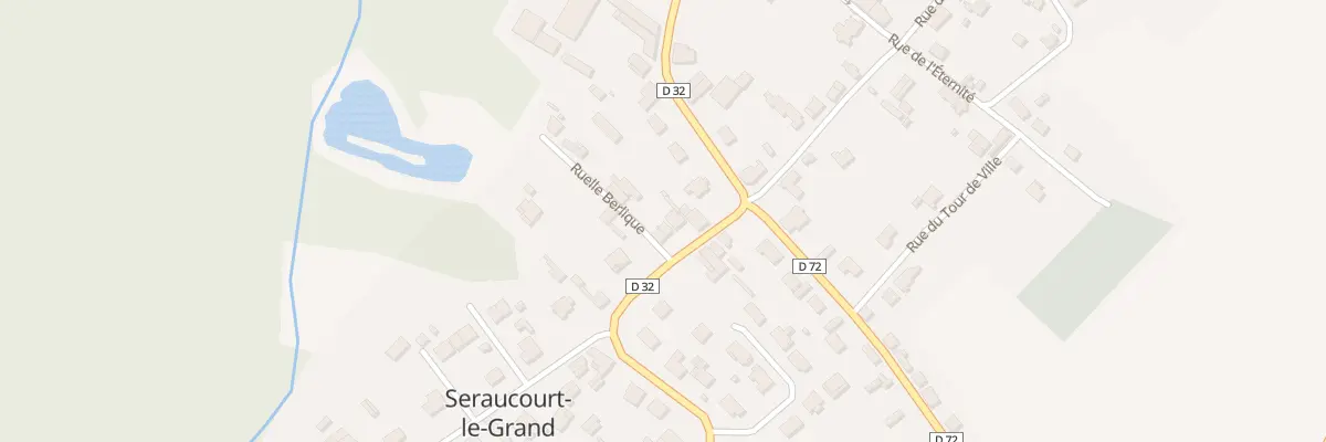 Plan du 5 Rue Henri Poizot à Seraucourt-le-Grand