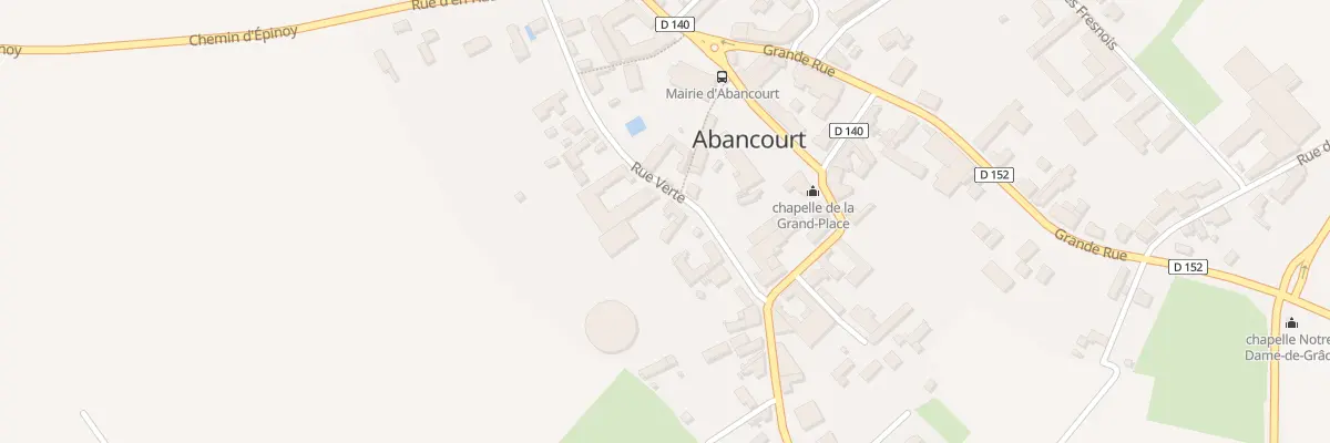 Plan du 9 Rue Verte à Abancourt
