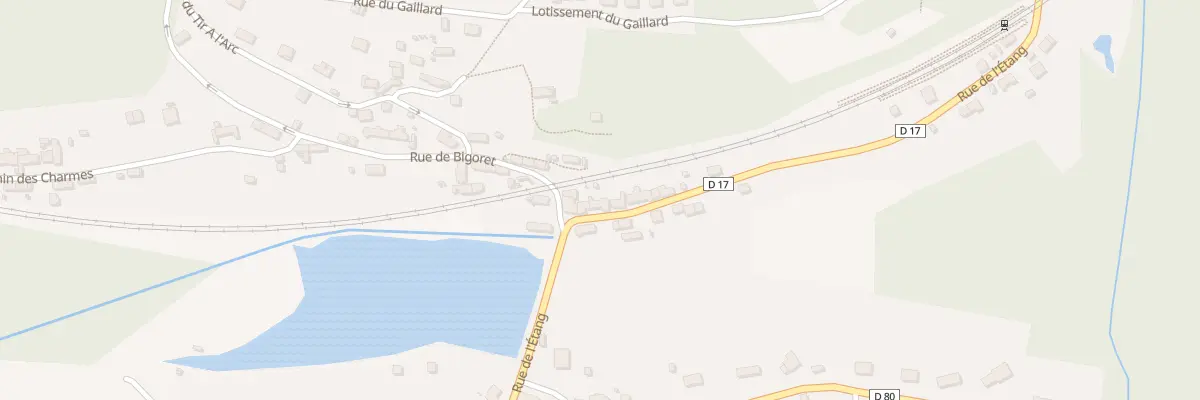 Plan du 9 Rue de l’Etang à Corcy