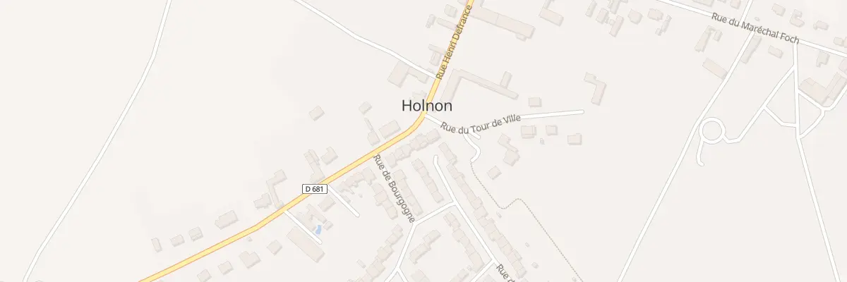 Plan du 12 Rue Henri Defrance à Holnon