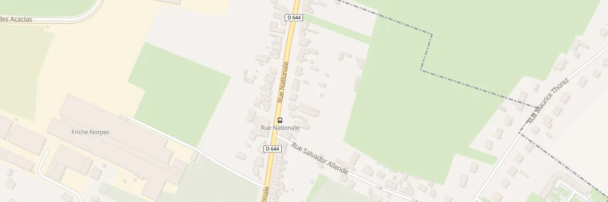 Plan du 136 Rue Nationale à Masnières