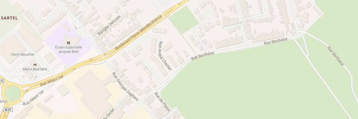 Plan du 45 Rue Berthelot à Wattrelos