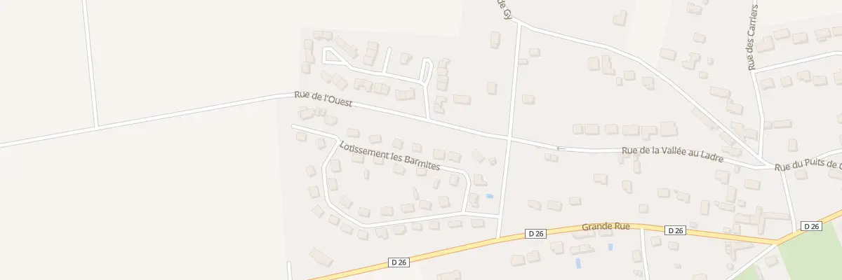 Plan du 6 Les Barmites à Nailly