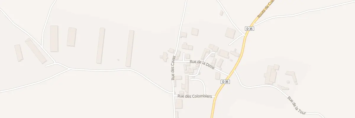 Plan du 3 Rue des Caves à Étroussat