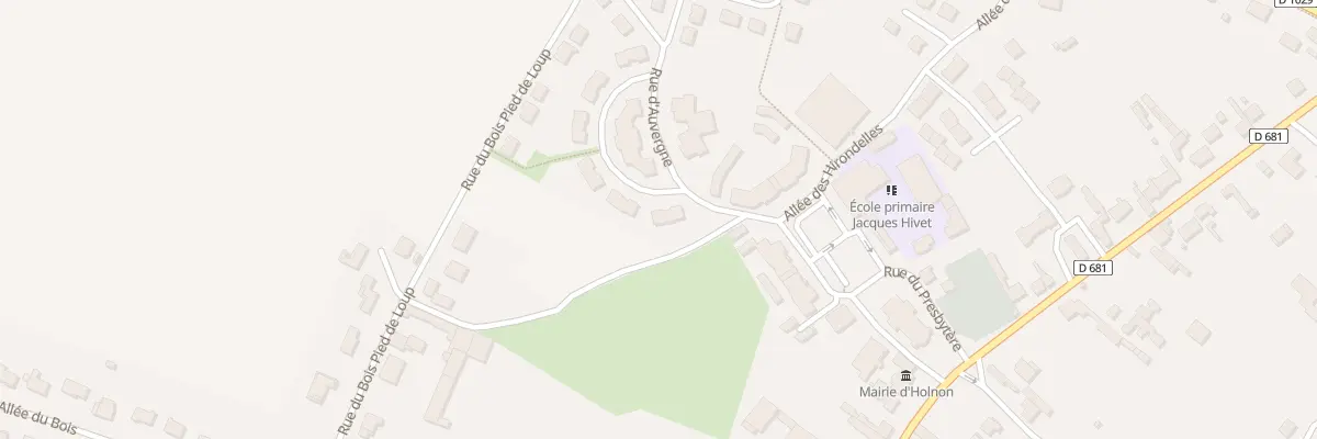 Plan du 3 Rue du Limousin à Holnon