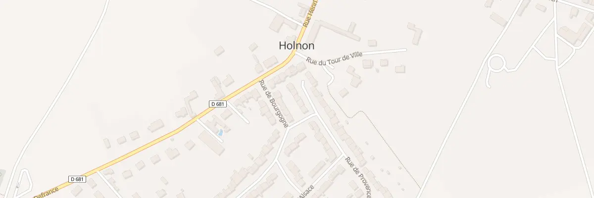Plan du 5 Rue de Provence à Holnon
