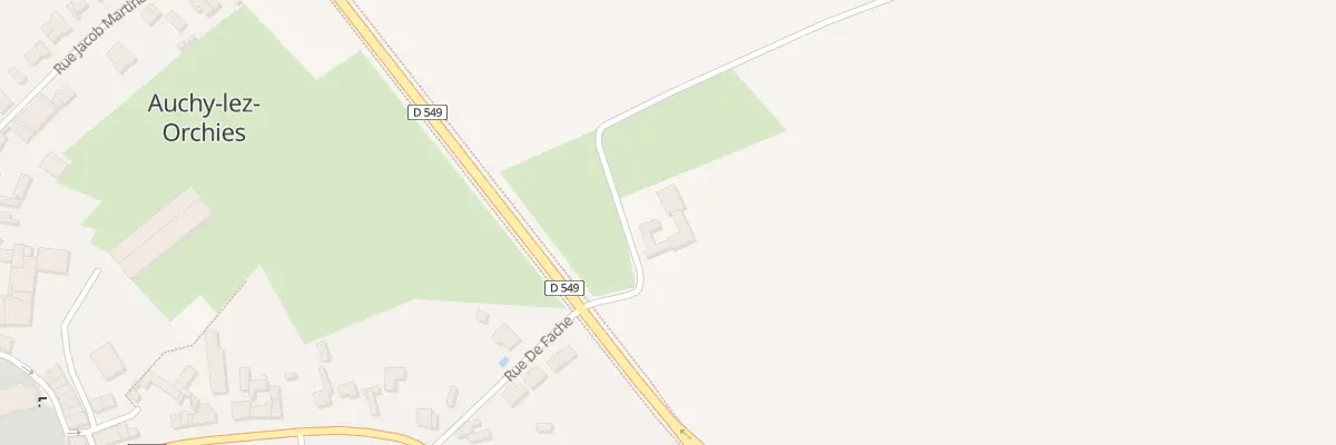 Plan du 180 Rue de Fache à Auchy-lez-Orchies