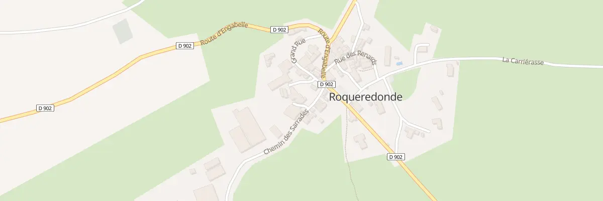 Plan du 2 Imp des Sarrades à Roqueredonde