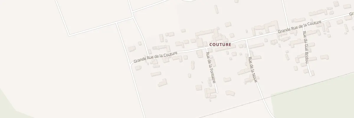 Plan du 89 Gr Grande Rue de Couture aux Ormes-sur-Voulzie