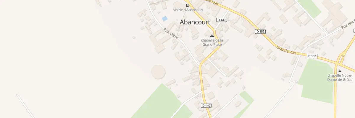 Plan du 5 Rue Verte à Abancourt
