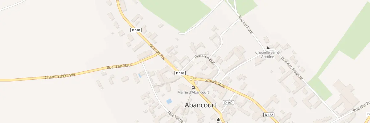 Plan du 1 Rue d’En Bas à Abancourt