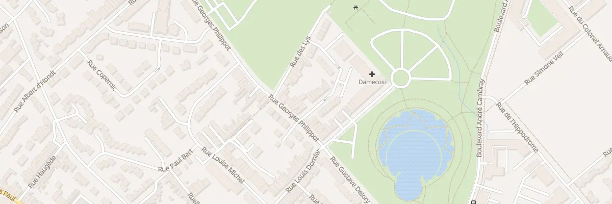 Plan du 18 Rue Georges Philippot à Wattrelos