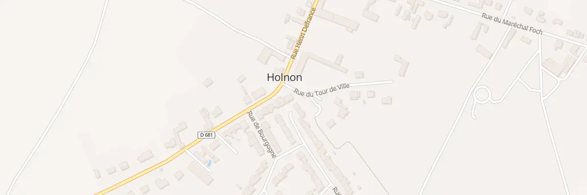 Plan du 10 Rue Henri Defrance à Holnon