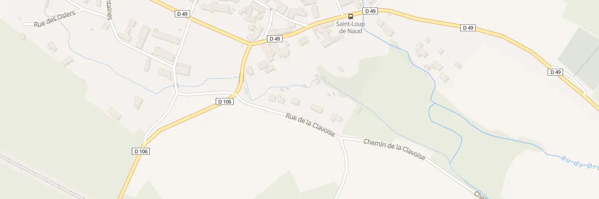 Plan du 3 Rue de la Clavoise à Saint-Loup-de-Naud