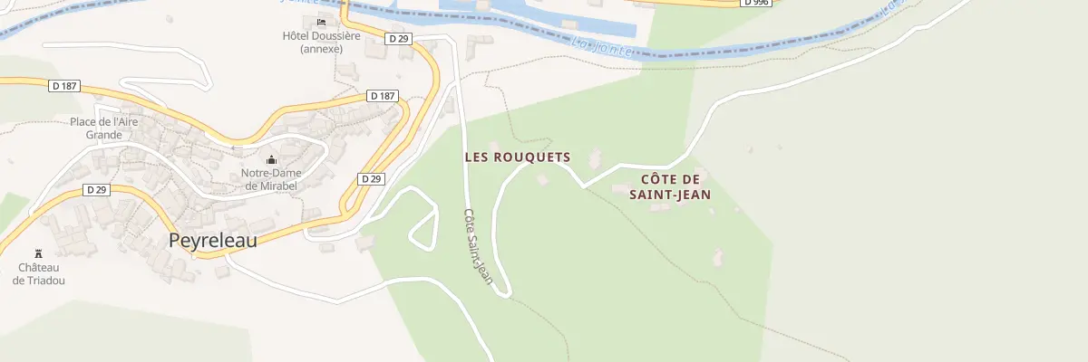 Plan du 5110 Les Rouquets à Peyreleau