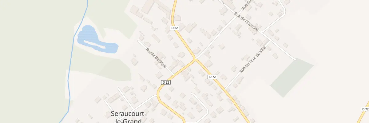 Plan du 1 Rue Henri Poizot à Seraucourt-le-Grand