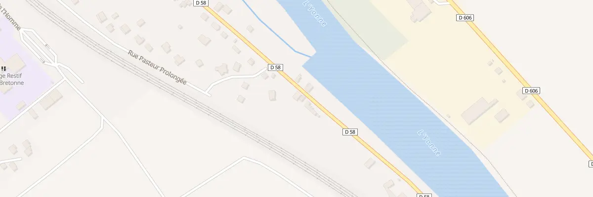 Plan du 46B Fg de Villeperrot à Pont-sur-Yonne
