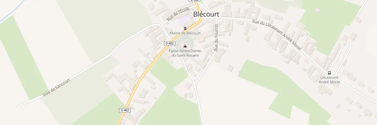 Plan du 12 Rue du Fourcin à Blécourt